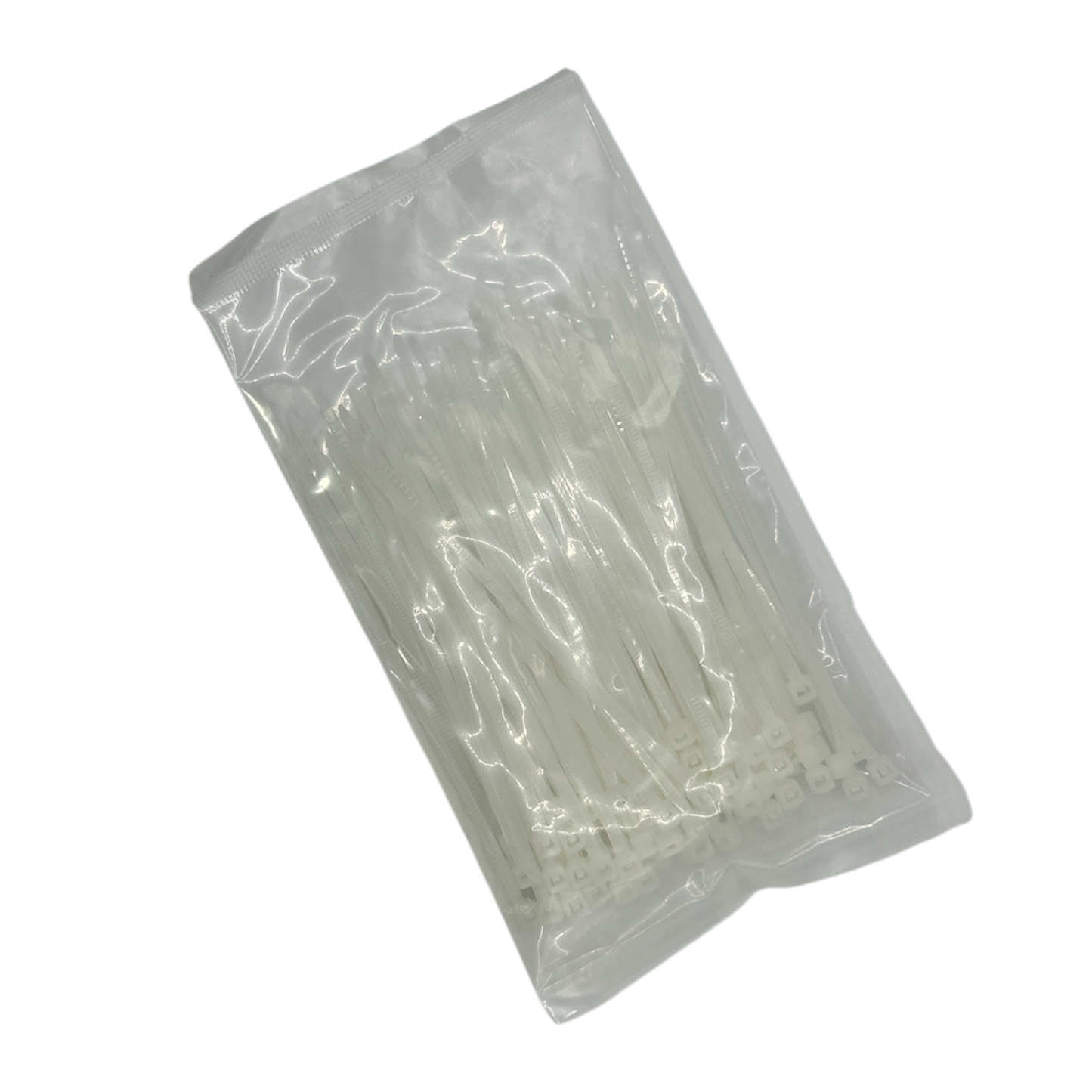 Cable Ties - White - 2.5mm x 100mm Long - Pack of 100
