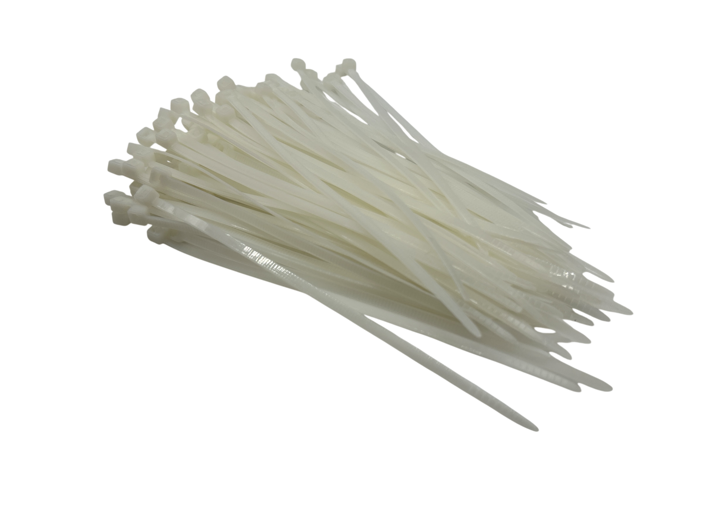 Cable Ties - White - 4mm x 150mm Long - Pack of 100