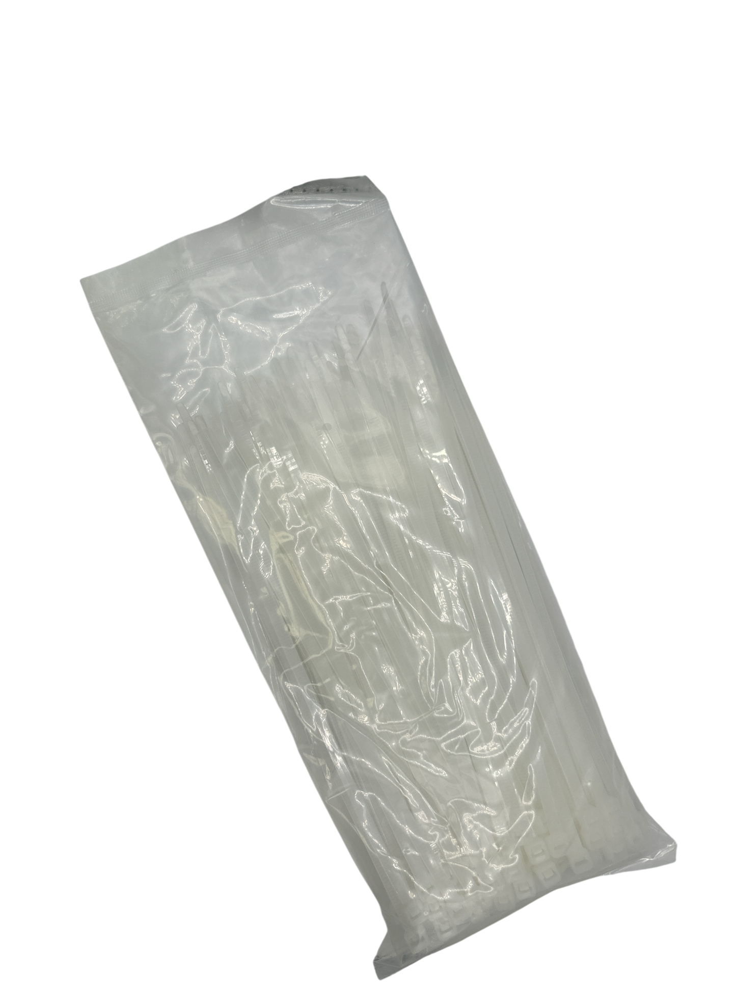Cable Ties - White - 5mm x 200mm Long - Pack of 100