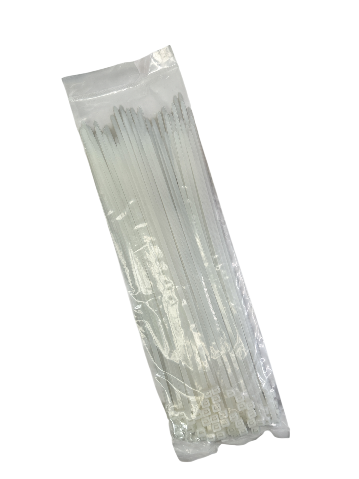 Cable Ties - White - 5mm x 300mm Long - Pack of 100