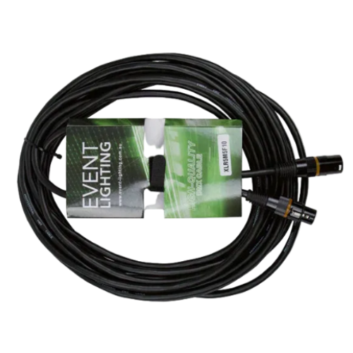 Event Lighting - XLR5M5F10 - Male 5 Pin XLR to Female 5 pin DMX cable - 10m Length