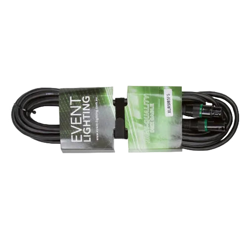 Event Lighting - XLR5M5F5 - Male 5 Pin XLR to Female 5 pin DMX cable - 5m Length