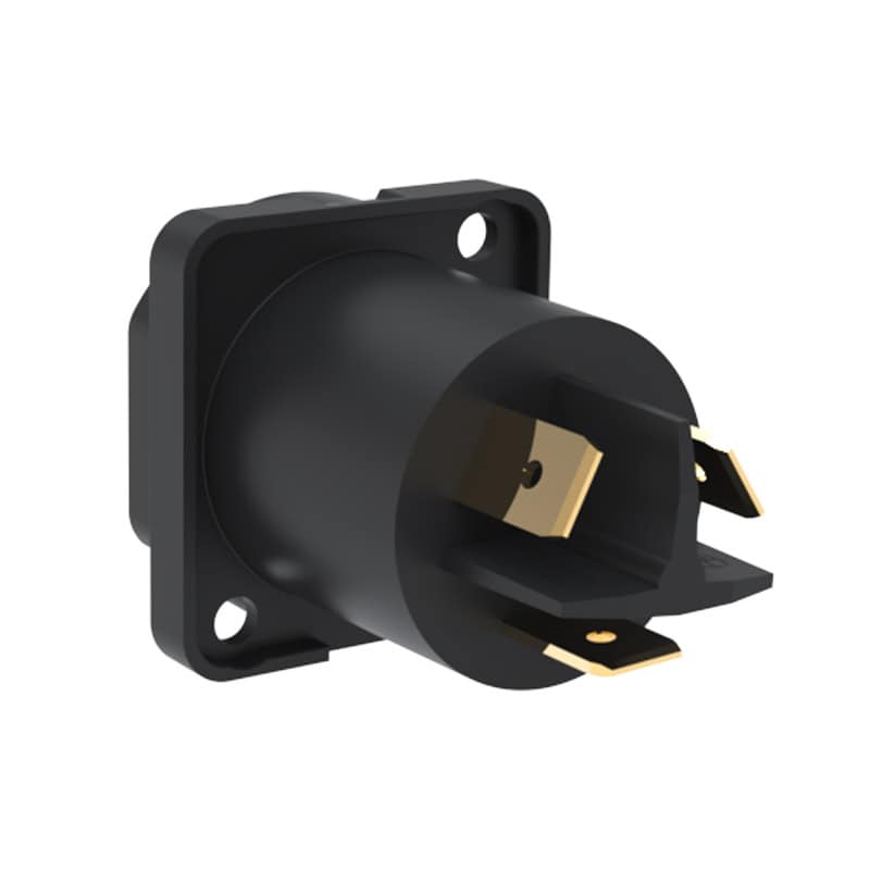 Seetronic - SAC3FPX20 Power Out Socket – IP65 DSize Female Panel Connector