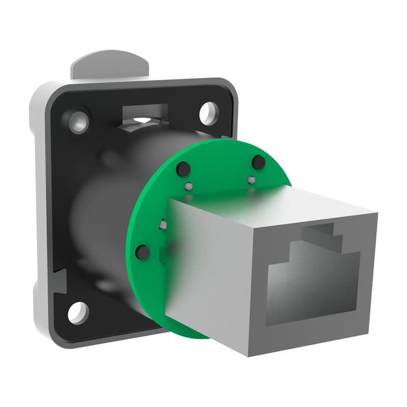 Seetronic - SE8FDNH-13 - RJ45 Feed Through - DSize