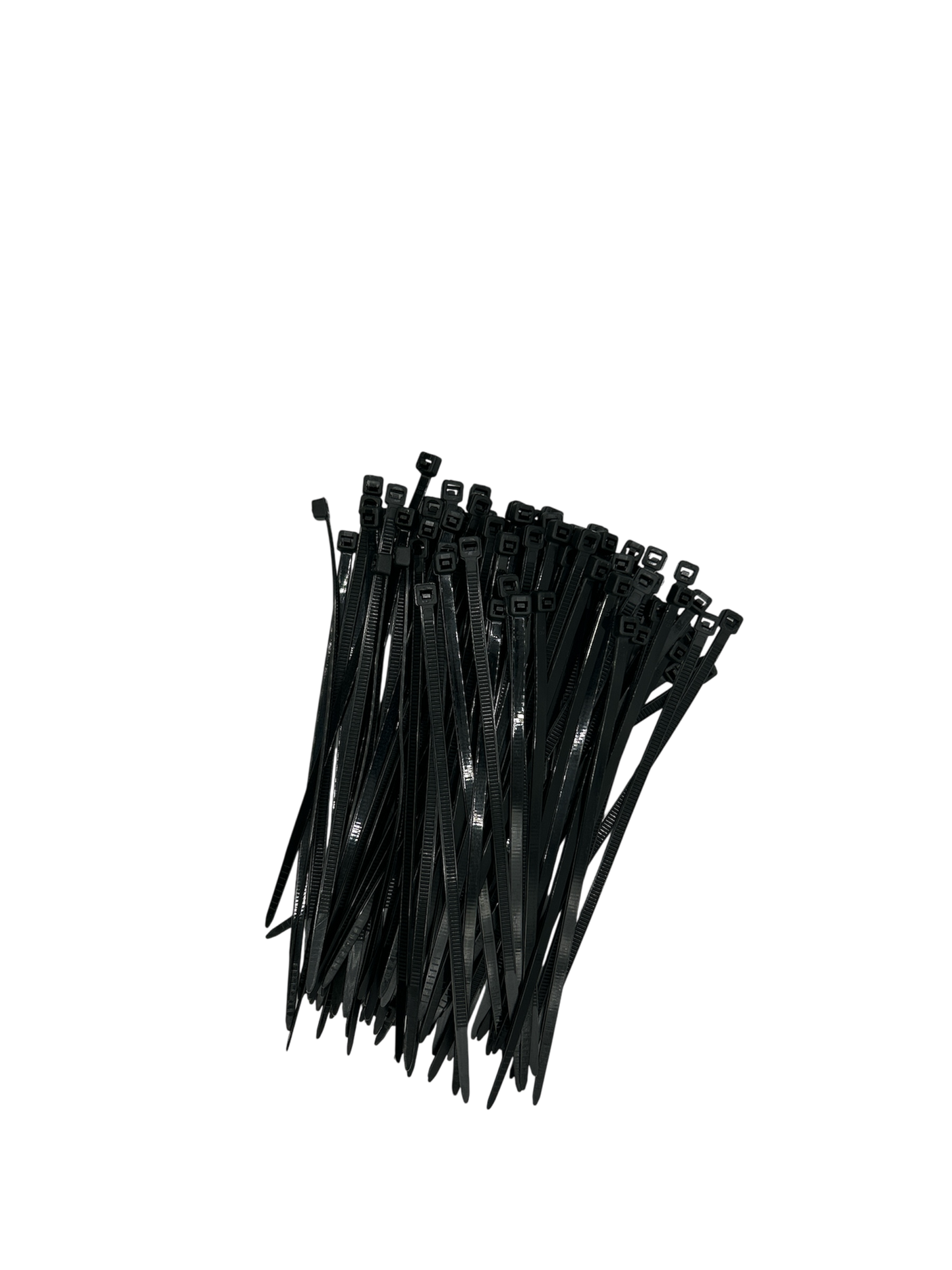 Cable Ties - Black - 4mm x 150mm Long - Pack of 100