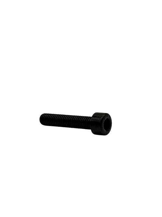 M6 Cap Head Bolt - 30mm Length / 5mm hex - Black