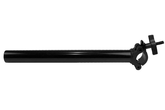 Event Lighting - BOOMARM105B - 0.5m Boom Arm Pole with Single Pipe Clamp (Black)