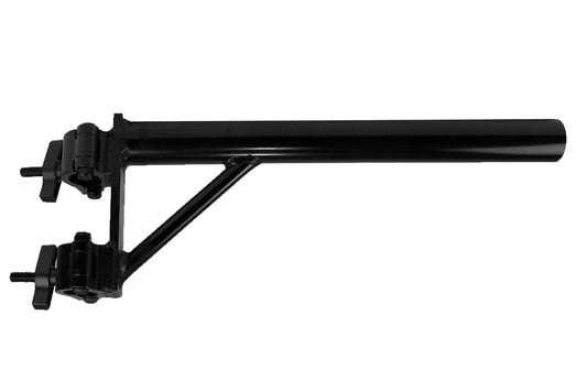 Event Lighting - BOOMARM205B - 0.5m Boom Arm Pole with Double Pipe Clamp (Black)