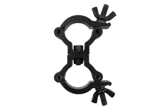 Event Lighting - CLAMPDP25B - Aluminium Double Swivel Pipe Clamp (Suits 23-27mm) - Black