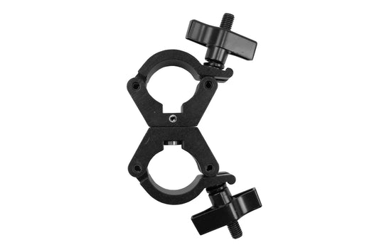 Event Lighting - CLAMPDP30B - Aluminium Double Swivel Pipe Clamp (Suits 30-35mm) - Black
