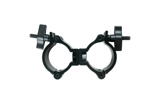 Event Lighting - CLAMPDP50L - Aluminium Double Swivel Pipe Clamp (Suits 46-51mm) - Black