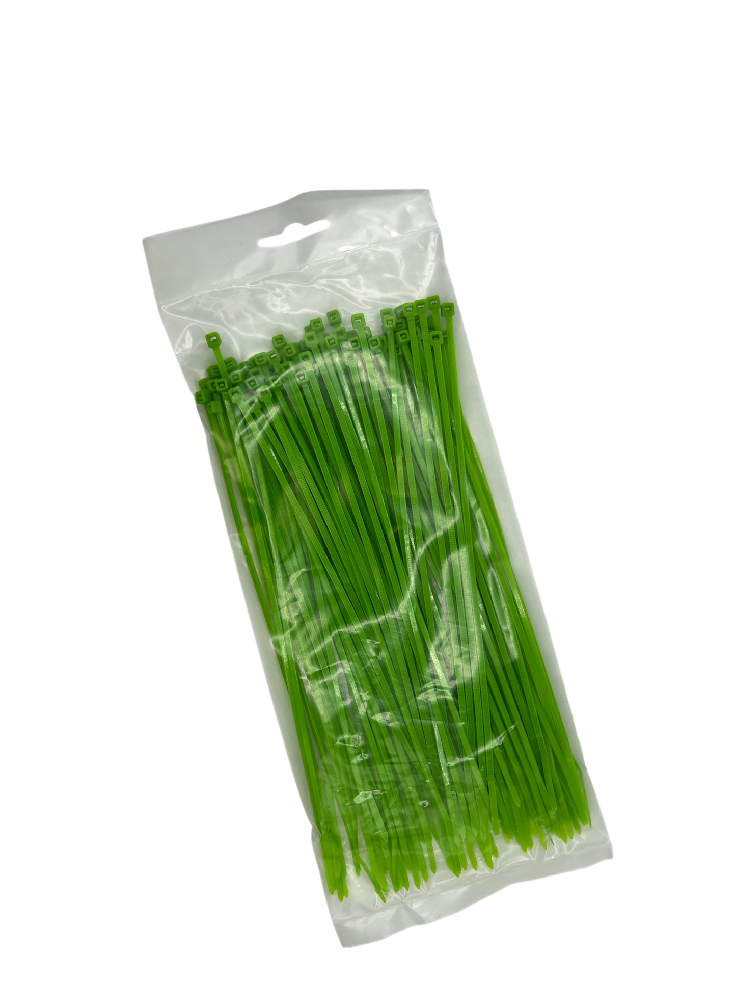Cable Ties - Green - 2.5mm x 200mm Long - Pack of 100