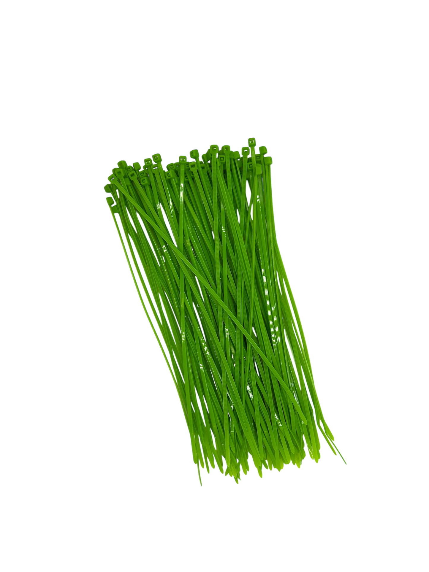 Cable Ties - Green - 2.5mm x 200mm Long - Pack of 100