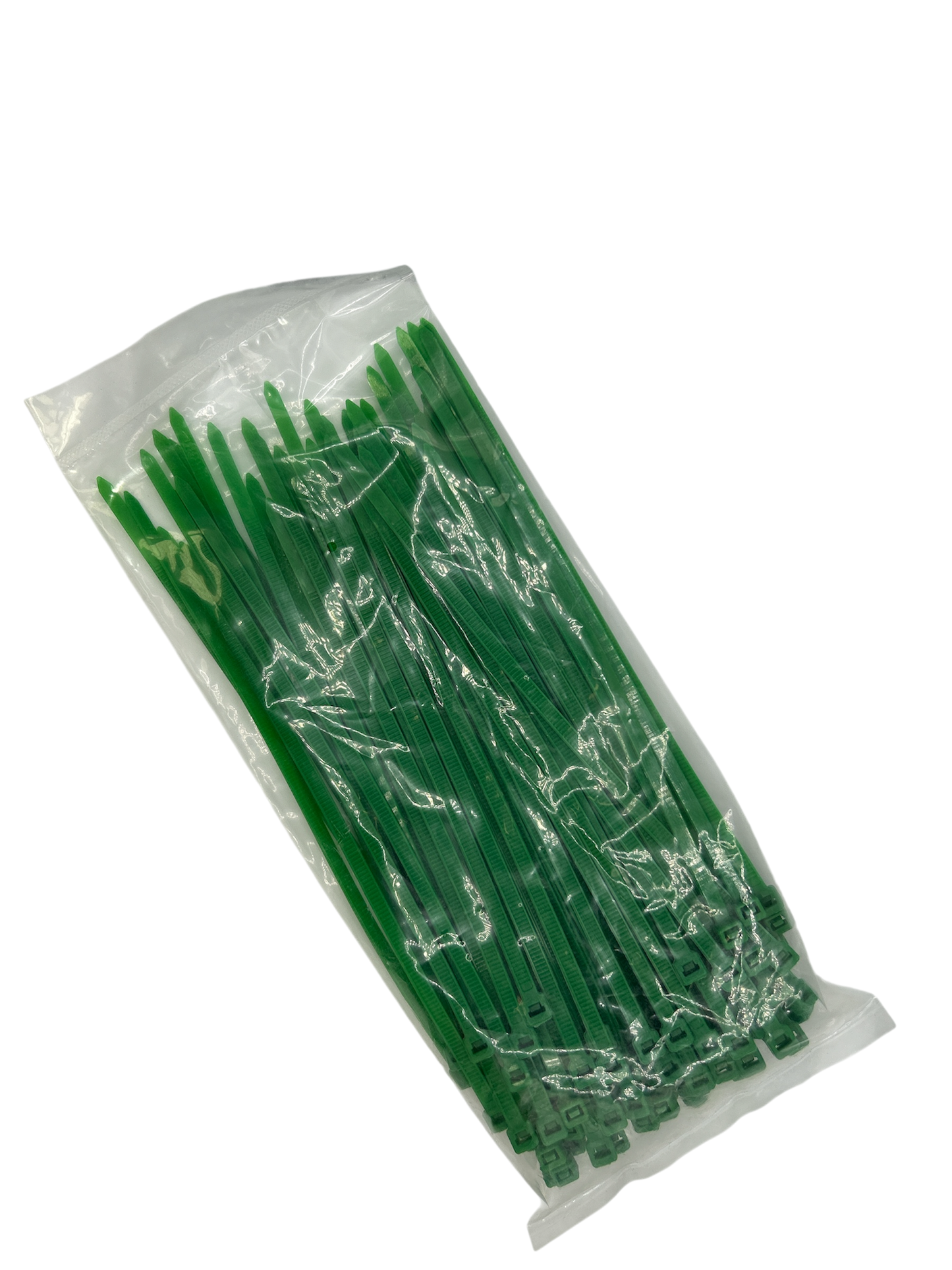 Cable Ties - Green - 5mm x 200mm Long - Pack of 100