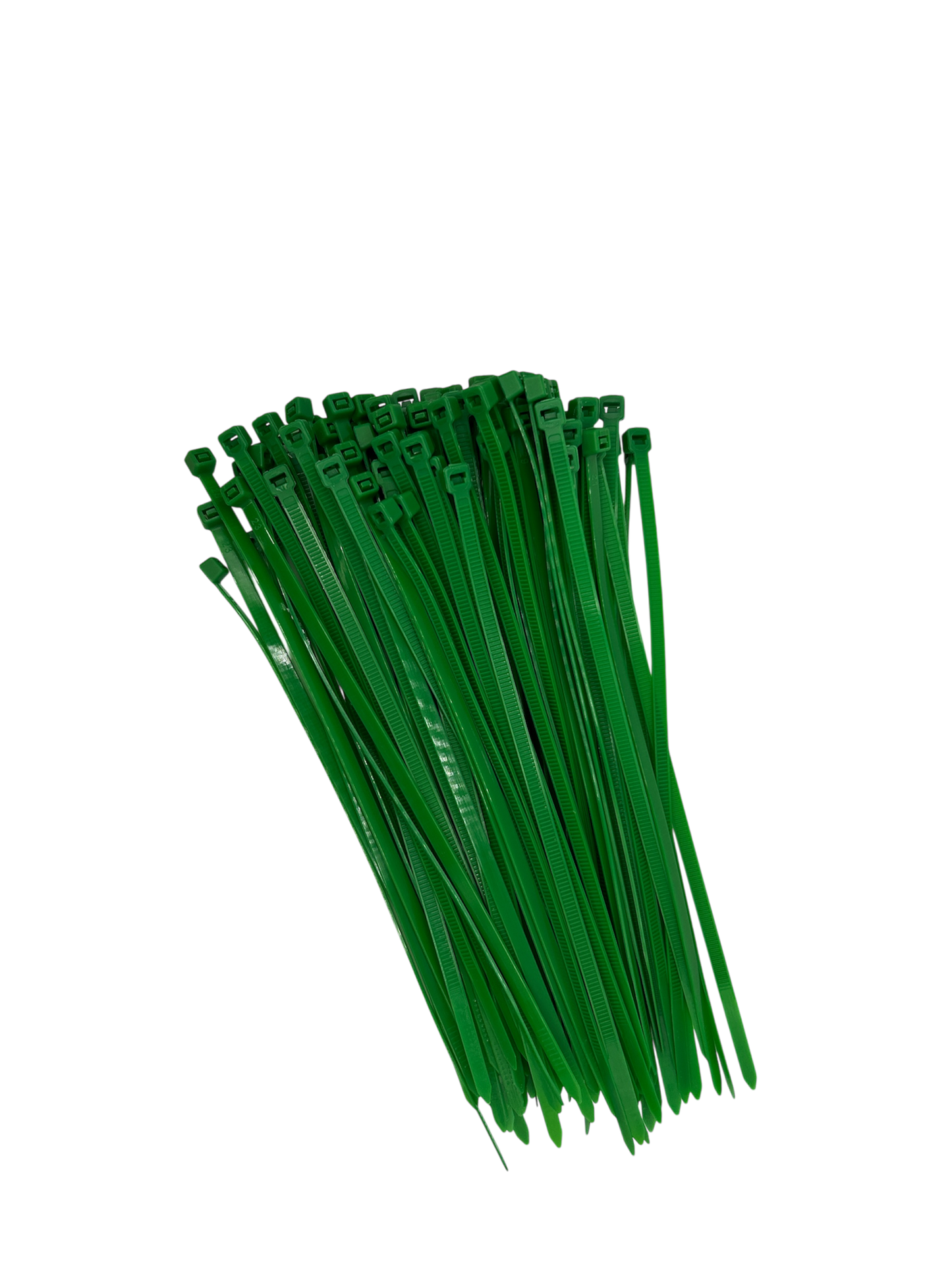 Cable Ties - Green - 5mm x 200mm Long - Pack of 100