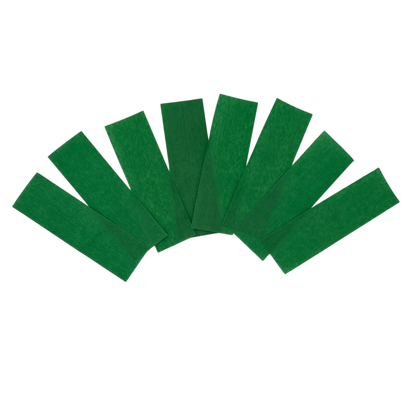 Flutter Paper - Flame Proof & Colourfast - 5cm x 1.5cm Rectangles - Green - 1kg Bag