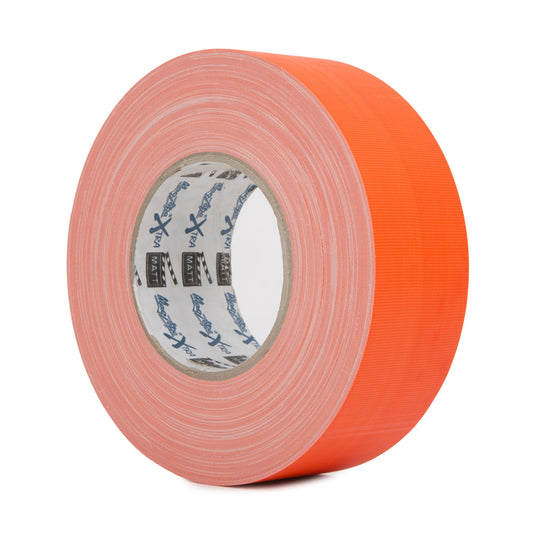 Le Mark - Magtape ULTRA Matte Fluro Gaffer Tape - Orange - 12mm x 25m