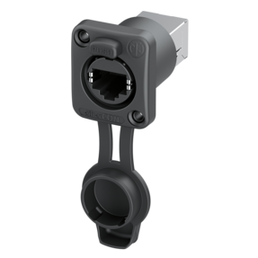 Neutrik - NE8FDPS-TOP - EtherCON TOP Airtight Feedthrough Chassis Connector - IP65/IP67