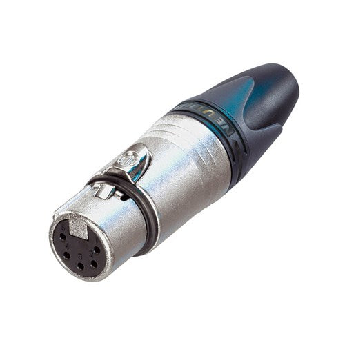 Neutrik - NC5FXX - Female 5 Pin XLR connector (silver body & silver contacts)