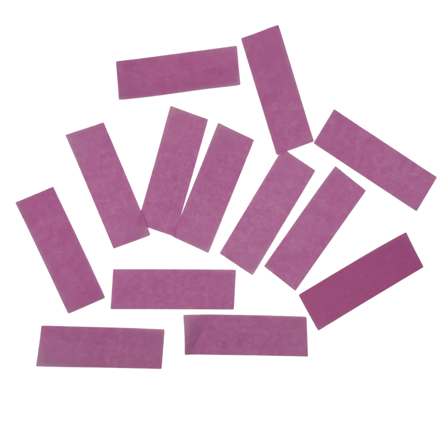 Flutter Paper - Flame Proof & Colourfast - 5cm x 1.5cm Rectangles - Pink - 1kg Bag