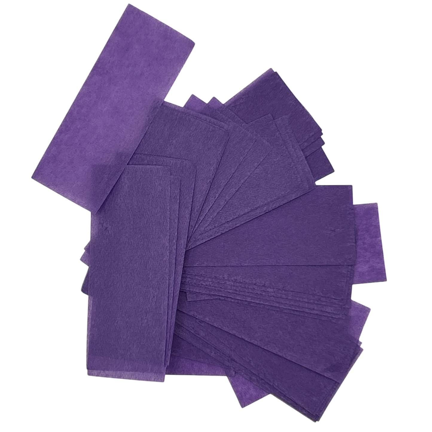 Flutter Paper - Flame Proof & Colourfast - 5cm x 1.5cm Rectangles - Purple - 1kg Bag