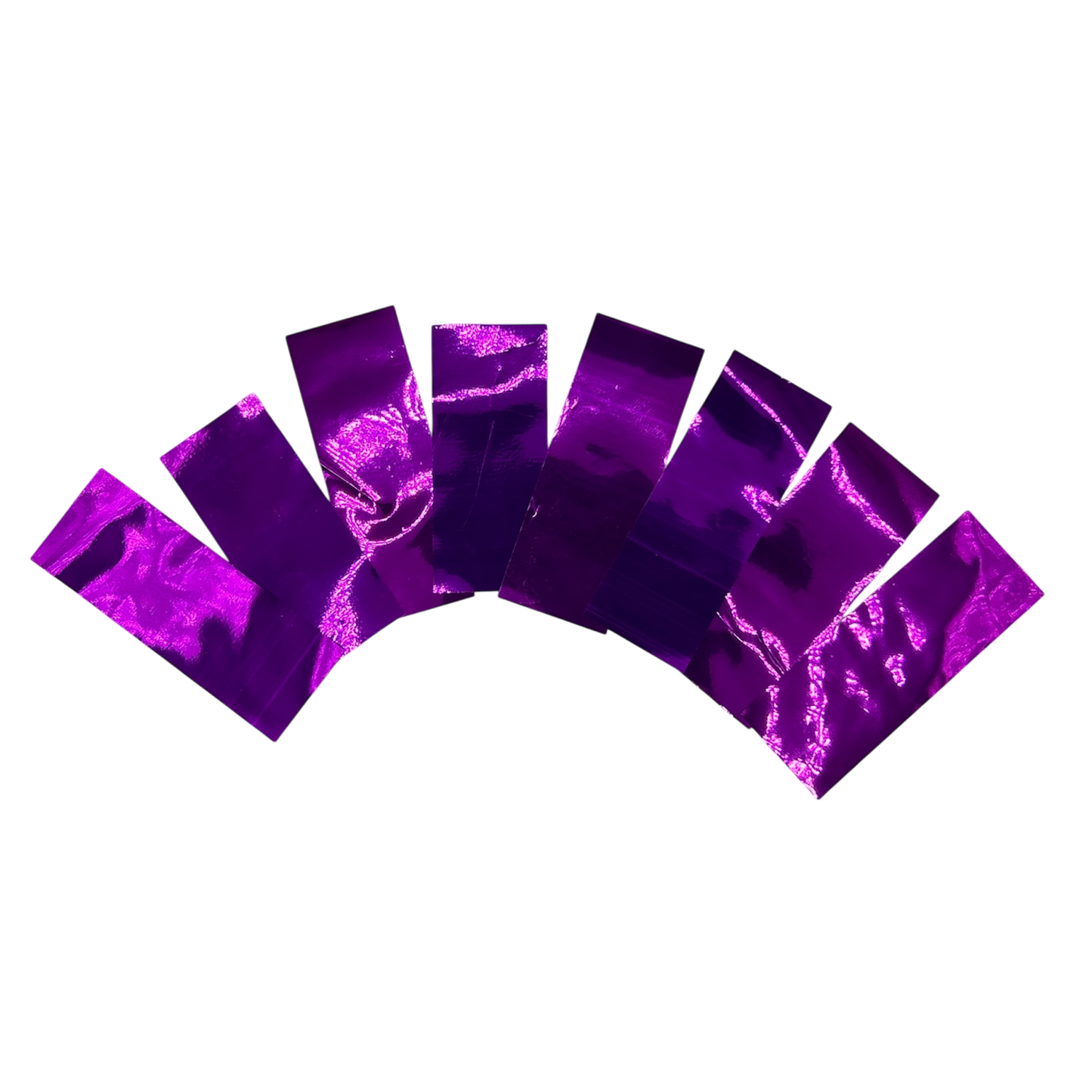 Mylar Flutter / Confetti - Flame Proof - 5cm x 1.5cm Rectangles - Purple - 1kg Bag