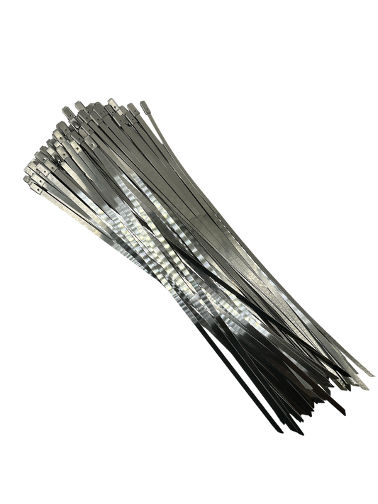 Cable Ties - Steel - 4.6mm x 300mm Long - Pack of 100