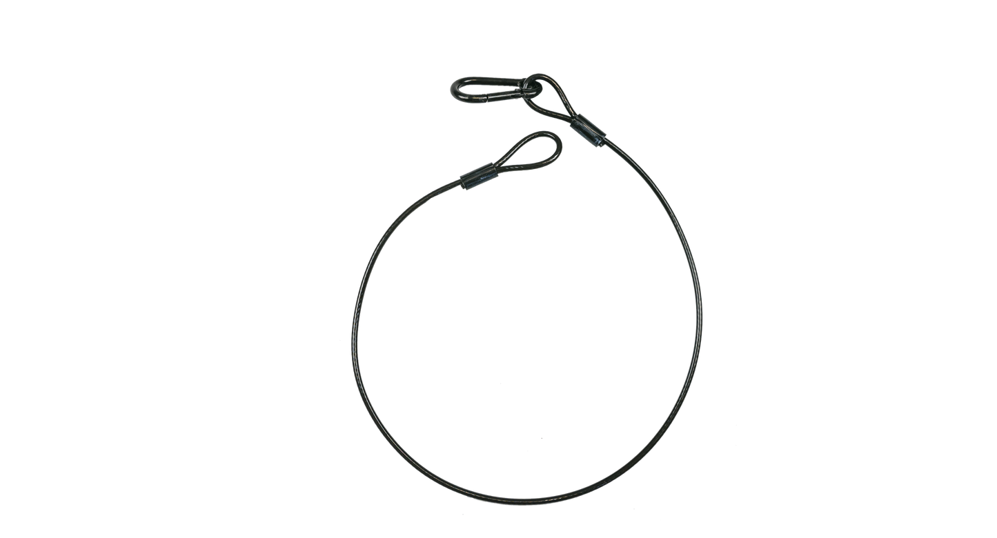 Event Lighting - SW3X800PB - 3mm Black Safety Wire
