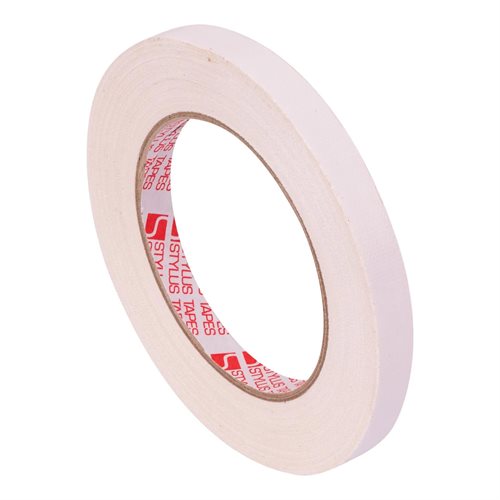 Stylus 352 Mark Up Cloth Gaffer - White - 12mm X 25m