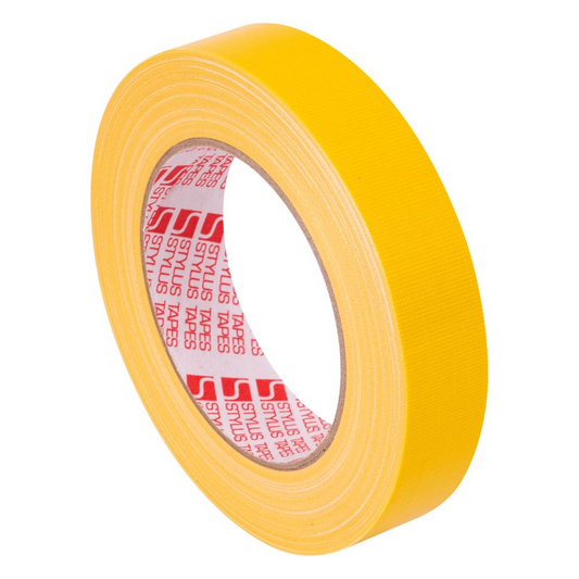 Stylus 352 Mark Up Cloth Gaffer - Yellow - 24mm X 25m