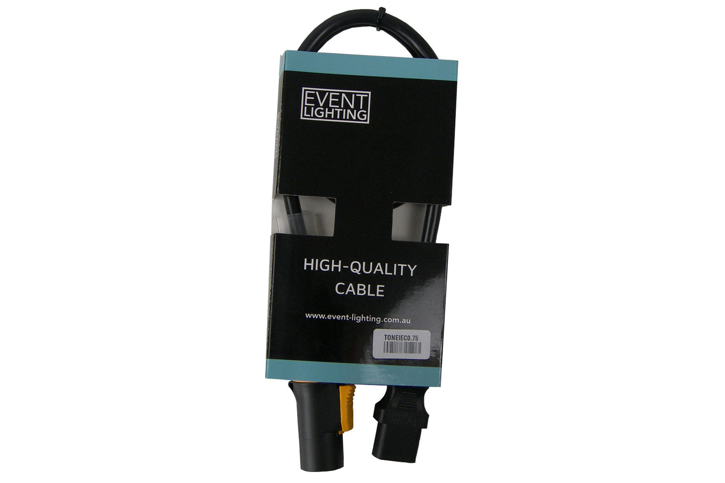Event Lighting - TONEIEC0.75 - 0.75m Male TrueOne to Female IEC lead - 1.5mm2