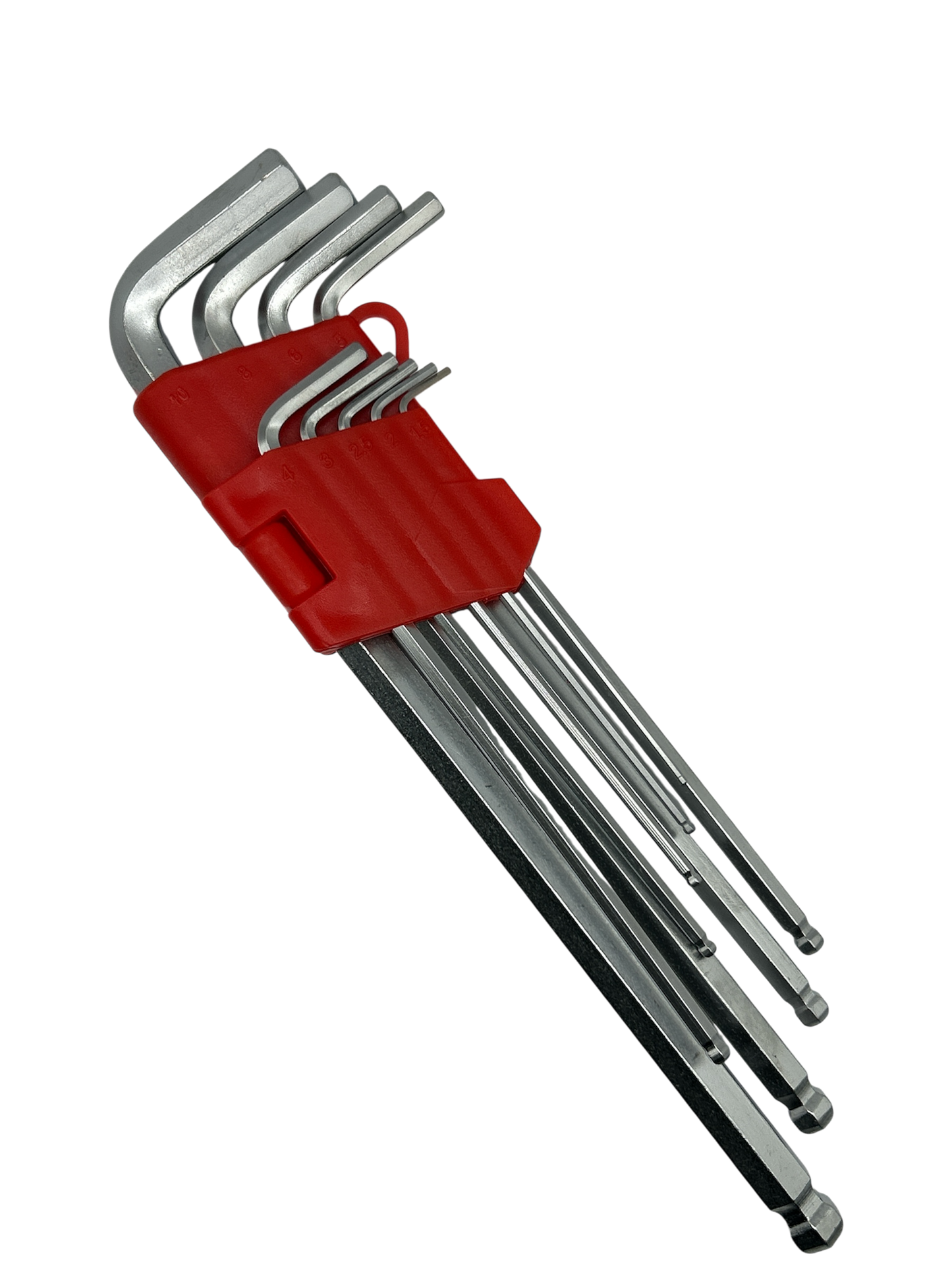 Large 9 Piece Metric Hex Key / Ball Point Set