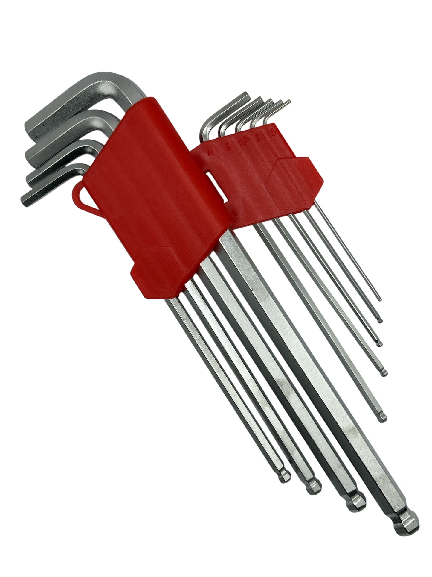 Large 9 Piece Metric Hex Key / Ball Point Set