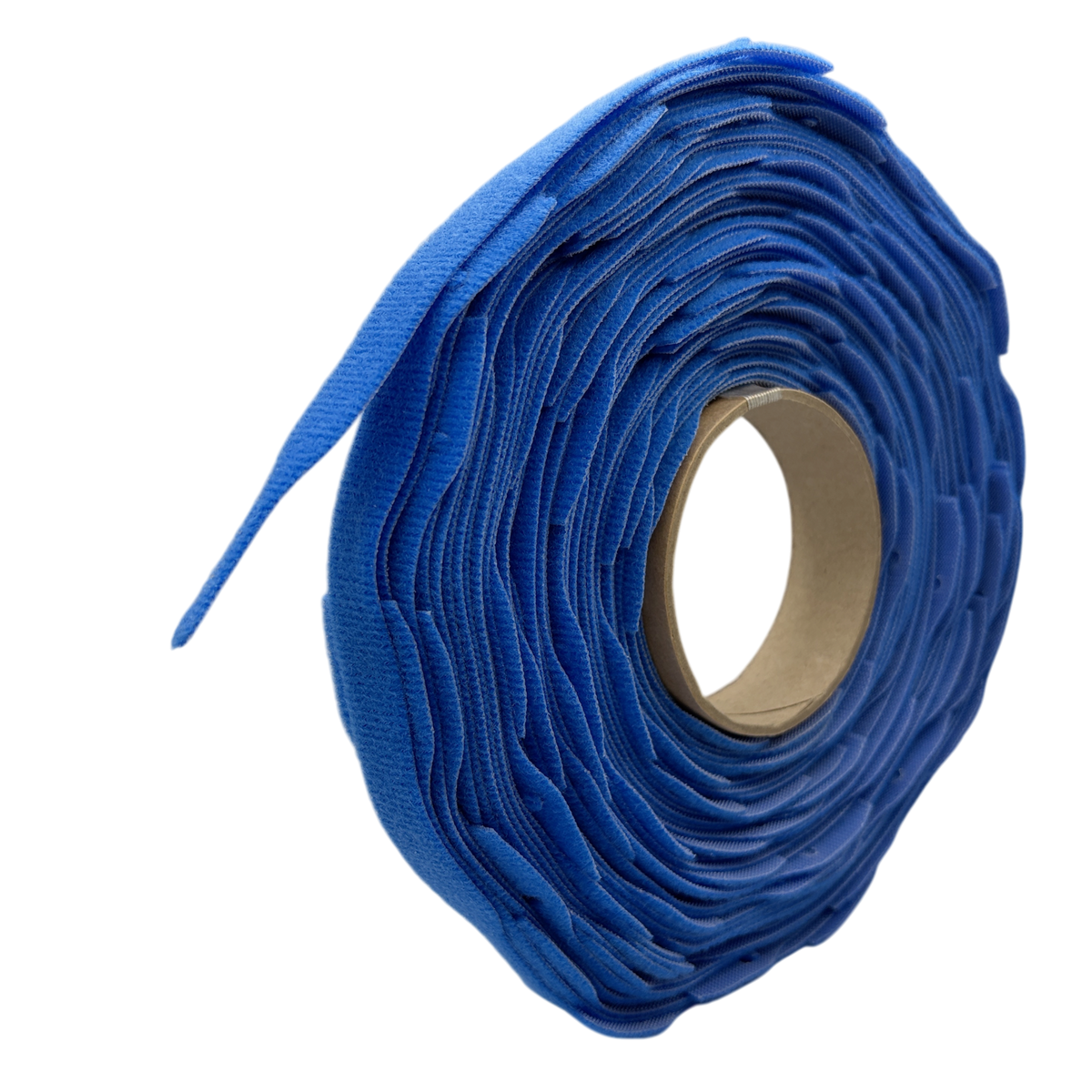 Velcro Tie - Blue - 15mm x 200mm - Roll of 100