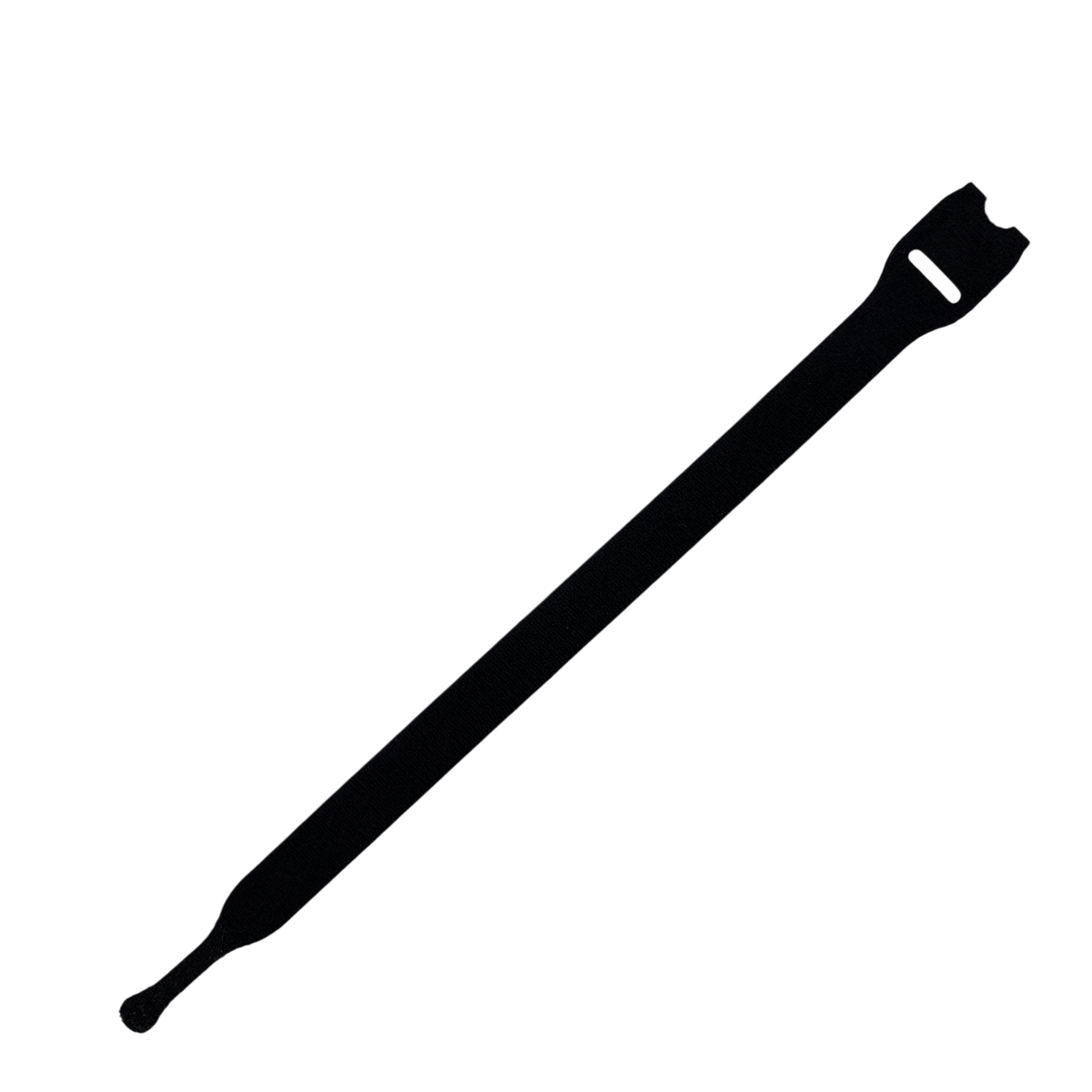 Velcro Tie - Black - 15mm x 300mm - Single Tie