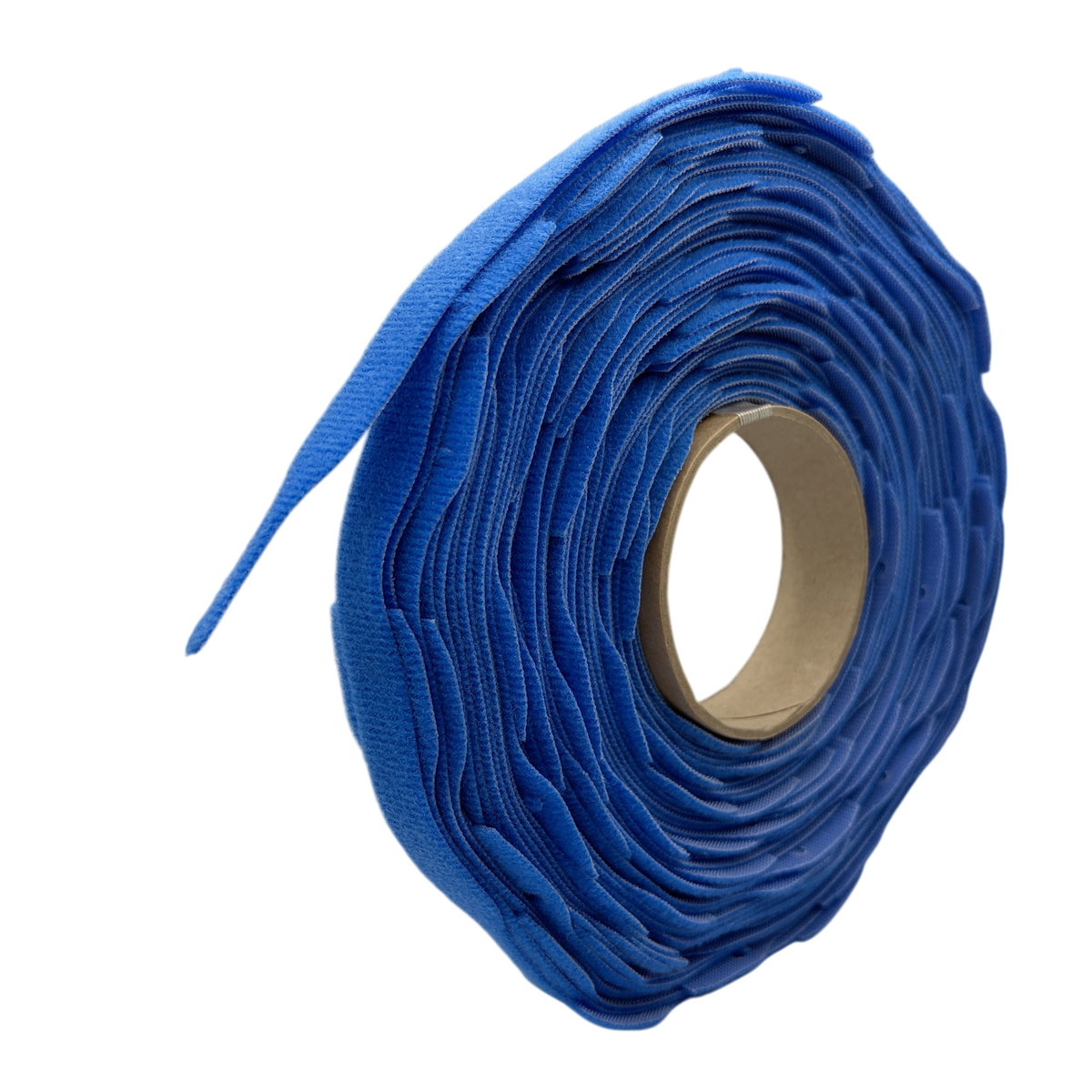 Velcro Tie - Blue - 15mm x 300mm - Roll of 100