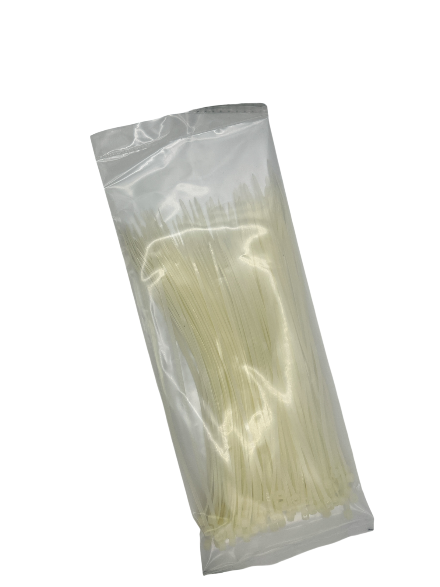 Cable Ties - White - 2.5mm x 200mm Long - Pack of 100