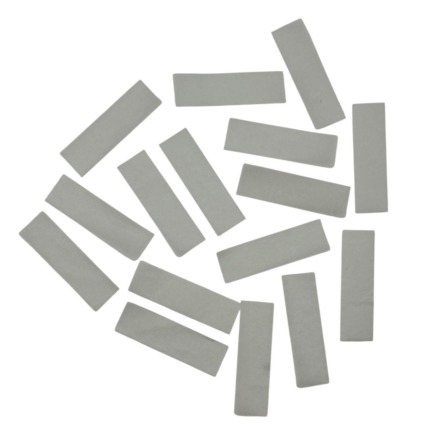 Flutter Paper - Flame Proof & Colourfast - 5cm x 1.5cm Rectangles - White - 1kg Bag
