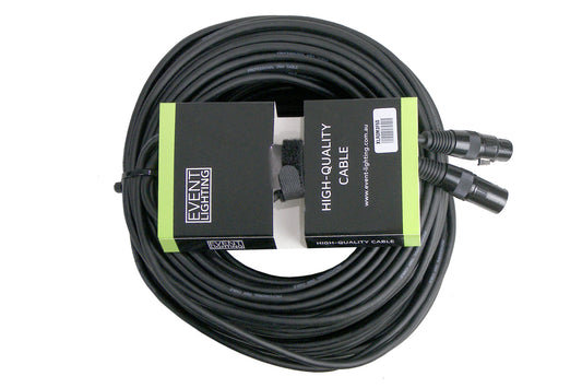 Event Lighting - XLR3M3F50 - Male 3 Pin XLR to Female 3 pin XLR cable - 50m Length