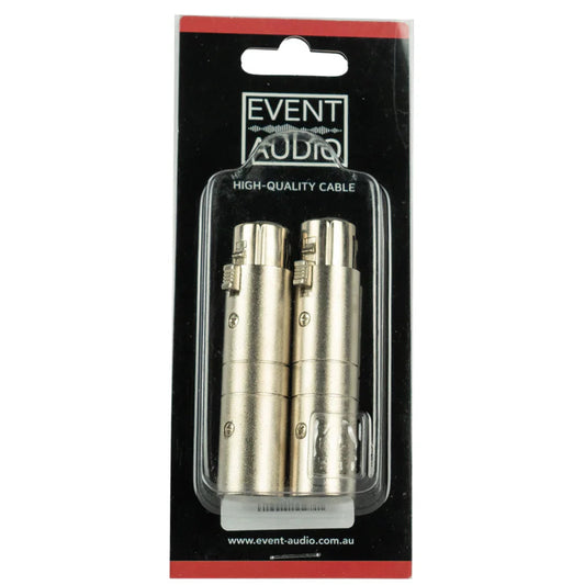 Event Lighting - XLR3MXLR5F - XLR 3 Pin Male to XLR 5 Pin Female Adaptors (Pair)