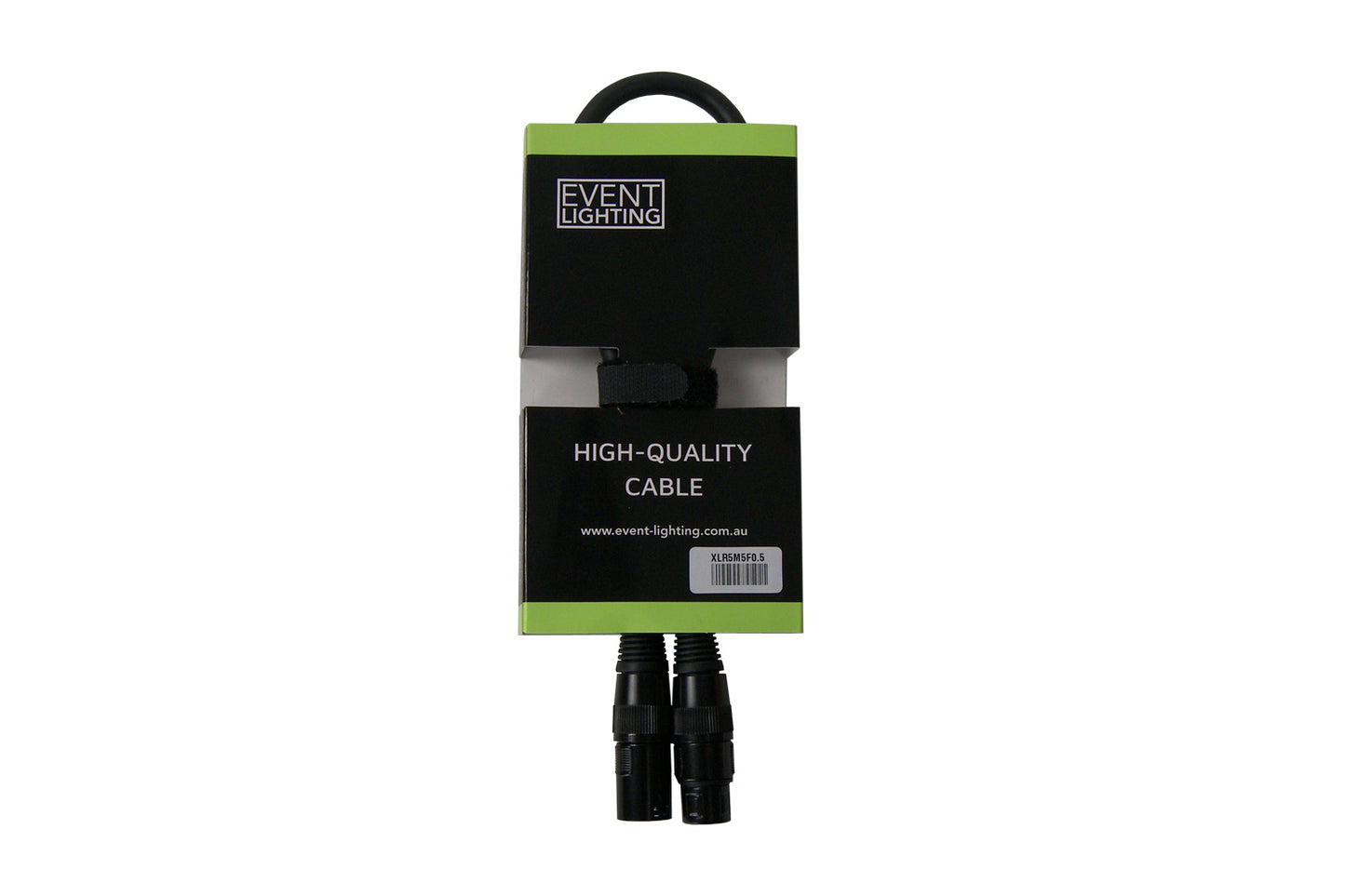 Event Lighting - XLR5M5F0.5 - Male 5 Pin XLR to Female 5 pin DMX cable - 0.5m Length
