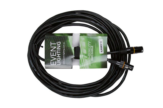 Event Lighting - XLR5M5F10 - Male 5 Pin XLR to Female 5 pin DMX cable - 10m Length