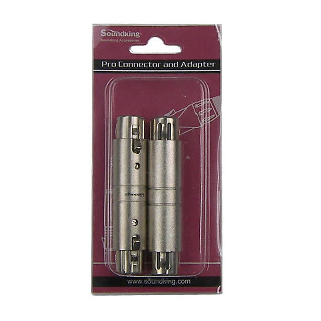 Sound King - XLRFXLRF - XLR 3 pin female to XLR 3 pin female adaptors (pair)