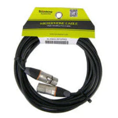 Sound King -XLRMXLRF5PRO -XLR 3 pin male to female professional grade cable - 5m