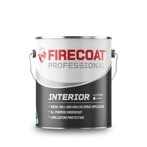 Firecoat - Professional Interior Fire Retardant Paint Undercoat - 4L