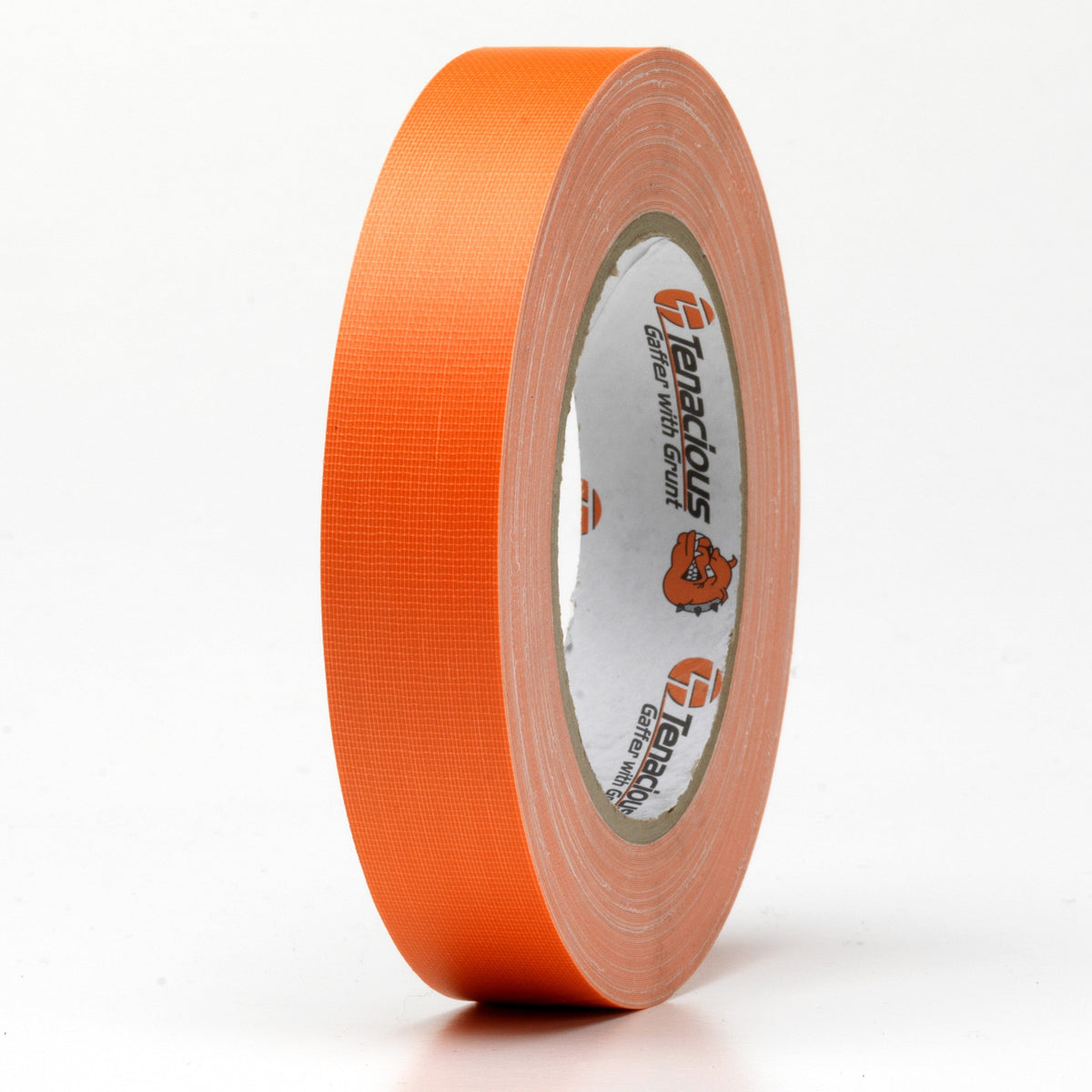 Tenacious FL166 Neon Gaffer - Cloth Matt - Orange - 24mm x 25m