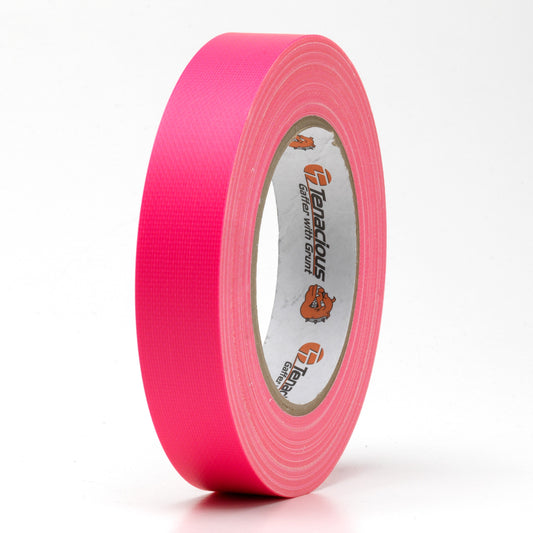 Tenacious FL166 Neon Gaffer - Cloth Matt - Pink - 24mm x 25m