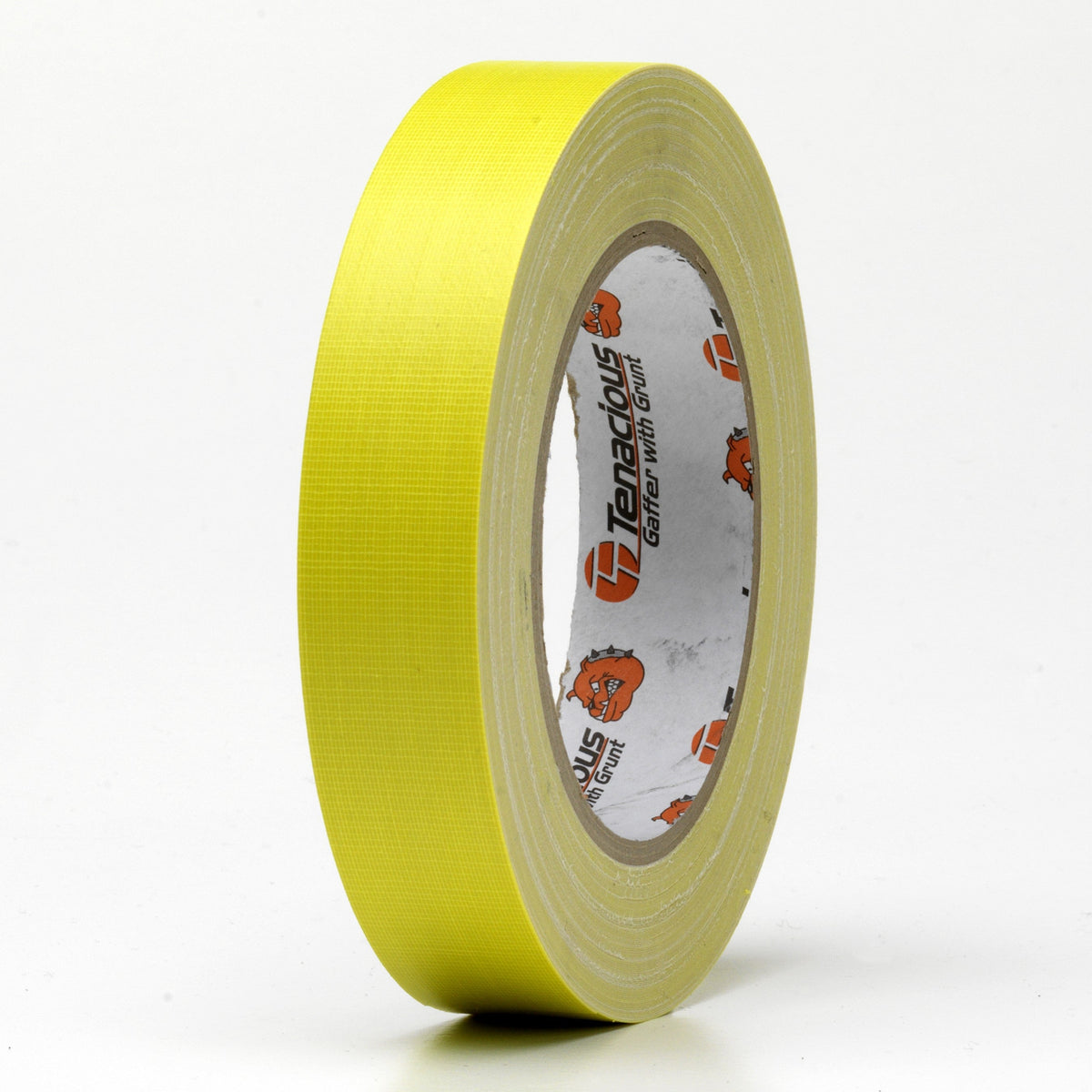 Tenacious FL166 Neon Gaffer - Cloth Matt - Yellow - 24mm x 25m