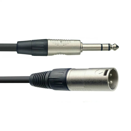 Cable - 6.5mm to Male XLR Balanced Cable - 5m Length