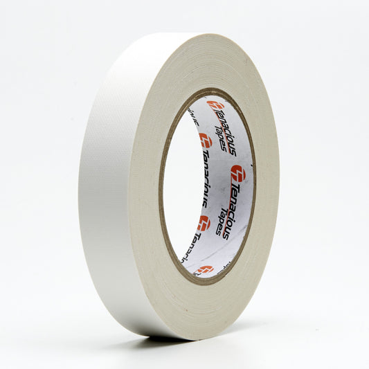 Tenacious K160 - Matte Cloth Tape - White - 24mm x 25m
